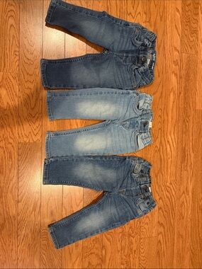 Jean Bundle 3 OshKosh B'gosh Boys Blue Denim Jeans Trio